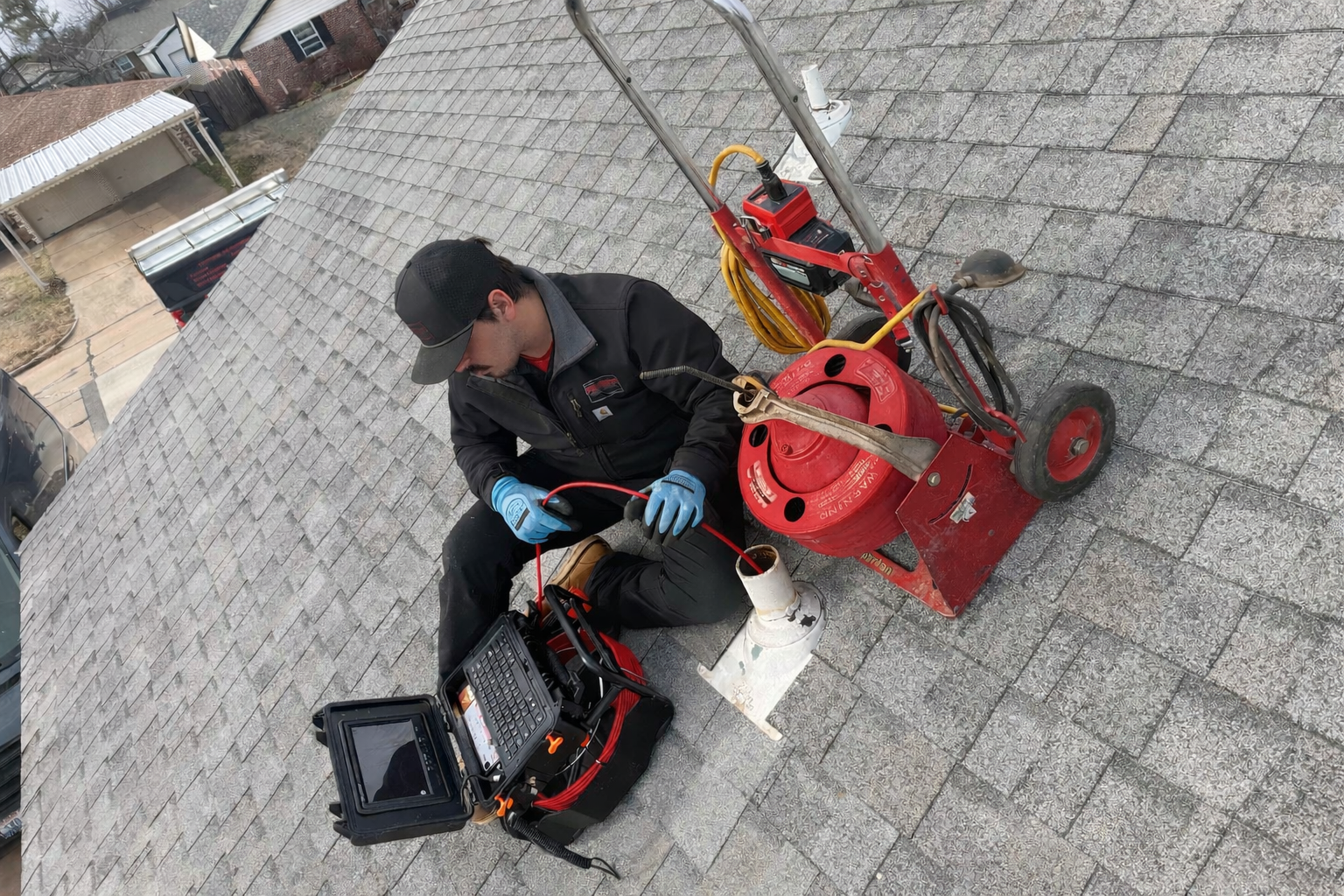 Premier Plumbing Team Working